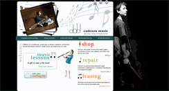 Desktop Screenshot of cadenzamusic.com